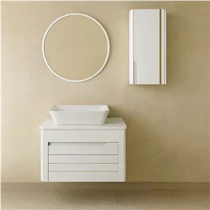 ست کابینت و روشویی دیواری مدل افرا به همراه آینه