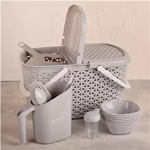 سبد پیک نیک 54 پارچه مهروز مدل E-1403-148 ارسال پس کرایه 