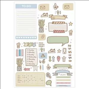 برچسب مدل اسکرپ بوک طرح نوت 5ZS 