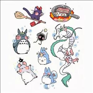 استیکر طرح انیمه های کره کد 70 مجموعه 8 عددی U4D 