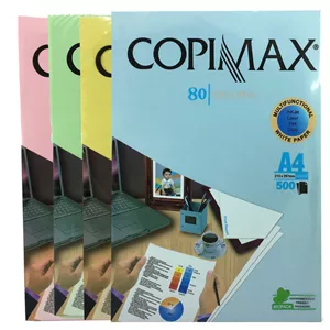 کاغذ رنگی A4 کپی مکس کد C50 بسته 50 عددی ارسال پس کرایه 