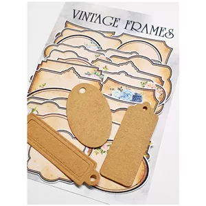 کاغذ رنگی طرح VINTAGE FRAMES مدل بولت ژورنال کد 20 مجموعه 27 عددی 5ZS