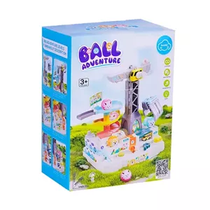 اسباب بازی پارکینگ طبقاتی و آسانسور حیوانات همراه با توپ و سرسره Ball Adventure
