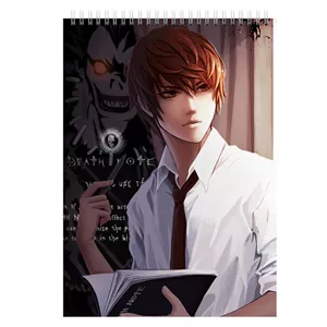 دفتر یادداشت بادکنک آبی طرح انیمه مدل death note4 5ZS
