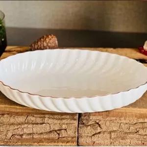 تابه بیضی کارمن لب طلا لمون