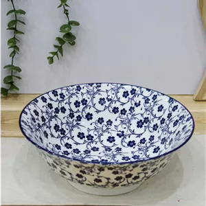 کاسه سالاد گل آبی