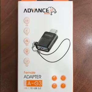 مبدل OTG تایپ سی به USB برند ADVANCE