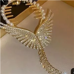 گیره مو گوجه ای بال فرشته1