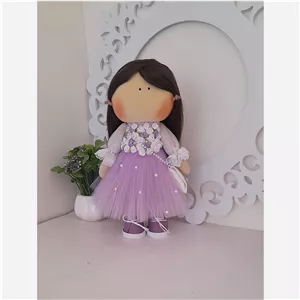 عروسک روسی رنگ یاسی