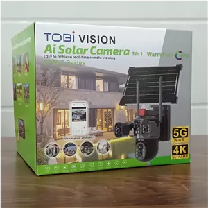 دوربین مداربسته سولار Tobi vison نرم افزار V380 pro