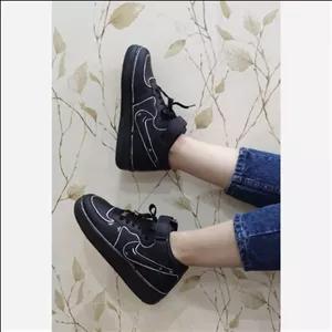 کتونی ساقدار دخترانه مشکی