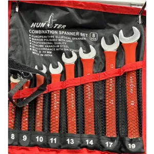 آچار 8 عددی روکش دار هانتر ( قیمت تعداد ، خرید عمده ابزار برقی و ابزار دستی از بندر گناوه و بکس و جعبه بکس )