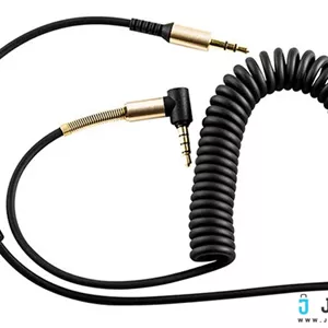 کابل دو متری میکروفون دار Hoco UPA02 Spring 3.5 mm Stereo With Controls Aux