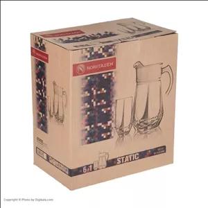 سرویس پارچ و لیوان 7 پارچه نوری تازه مدل استاتیک کد NT17601300W