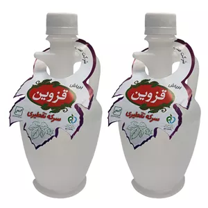 سرکه سفید برایش قزوین - 500 میلی لیتر بسته 2 عددی