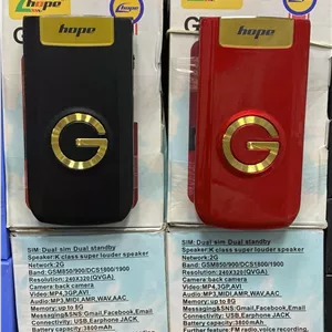 گوشی Hope G3+ flip هوپ تاشو فلزی جی3 پلاس