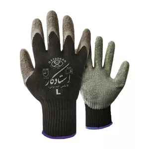 دستکش ایمنی استاد کار مدل ds53 کد 8566 بسته 6 عددی T5e