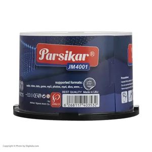 دی وی دی خام پارسیکار مدل JM4001 بسته 50 عددی