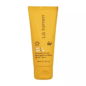ضد آفتاب بی رنگ لافارر مدل SPF50 مناسب پوست خشک و نرمال حجم 40 میلی لیتر_Lafarrerr Anti Spot Sunscreen Cream For Normal 
