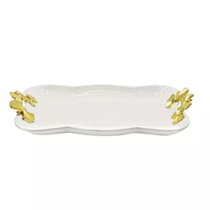 دیس مستطیل کوچک سرامیکی B.V.K کد 672529