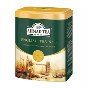 چای احمد قوطی فلز 200 گرمی مدل انگلیسی شماره یک، ahmad tea english tea