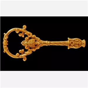 دسته سینی فرشته تک برنجی  (پس کرایه)