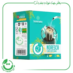 قهوه دمی چکه ای 2 بعدازظهر نورسکا بن مانو ـ 6 ساشه