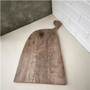 تخته سرو چوبی دسته دار گردو کد 364 
