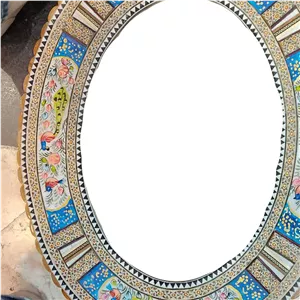 آینه خاتم کاری چوبی کد 8748 