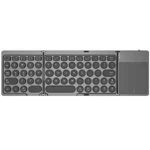 کیبورد بی سیم تاشو شارژی با تاچ پد Foldable Keyboard