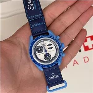 ساعت امگا سوال ماه آبی mission to blue moon (پس کرایه)