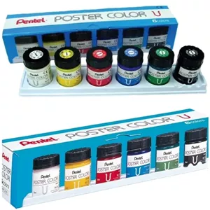 گواش پنتل 6 رنگ pentel