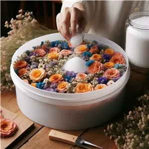 سیلیکاژل مخصوص تهیه گل خشک با بسته بندی نیم کیلو گرمی