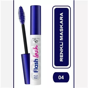 ریمل آبی گلدن رز مدل flash lash رنگ Royal blue
