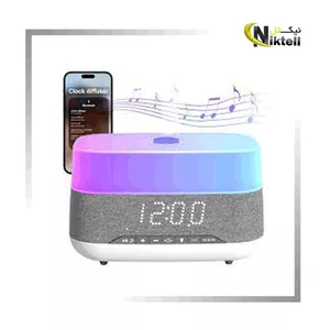 دستگاه بخور سرد آروما مدل Aroma Diffuser با اسپیکر و ساعت