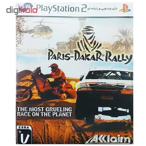 بازی Paris Dakar Rally مخصوص ps2 ZUA