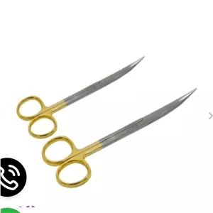 قیچی جراحی استیونس دسته طلایی کرو 12 سانت