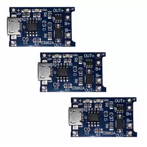 ماژول شارژر باتری مدل TP- 4056 Micro USB بسته 3 عددی ارسال پس کرایه 