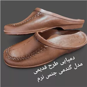 دمپایی روبسته طرح قدیمی مدل گندمی نرم ژله ای سایز 37تا45