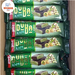 ویفر با مغز پسته و کادایف (شکلات دبی) محصول ترکیه