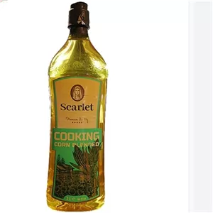 روغن پخت و پز ذرت اسکارلت وزن 1 لیتر اصلی کیفیت عالی 