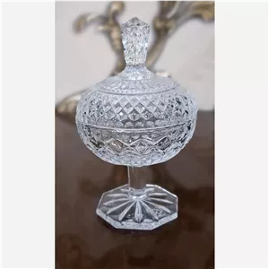 قندان کریستال خشتی بوهمیا چک(پسکرایه)