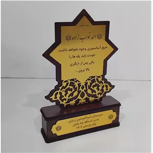 تندیس دانش آموزی جشن فارغ التحصیلی