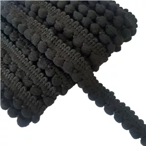 نوار یراق مدل نوار پوم پوم ریز کد W1B طول 5 متری