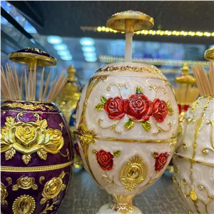 جا خلالی شیک مدرن طلایی گلدار فشاری 