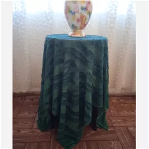 رو میزی حریر طرح دار 