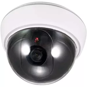 ماکت دوربین مدار بسته دام با چراغ LED چشمک زن Dummy Dome CCTV