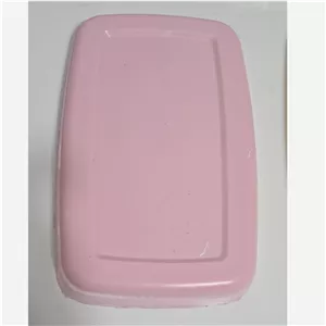 پایه صابون گلیسرینه رنگی صورتی پاستیلی 500 گرم