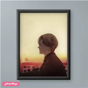 تابلو پینکمن مدل انیمه یوهان لیبرت مانستر Johan Liebert Monster anime 14 Jm1301