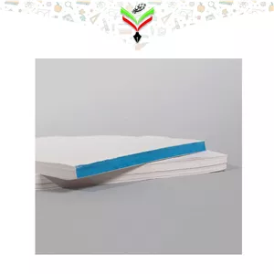 کاغذ کاهی چک نویس چرک نویس باطله A4 ته چسب 100 برگ (بسته 36 جلدی-عمده)